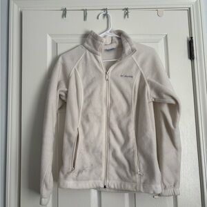 Columbia Women's Cream Fleece Ski Jacket